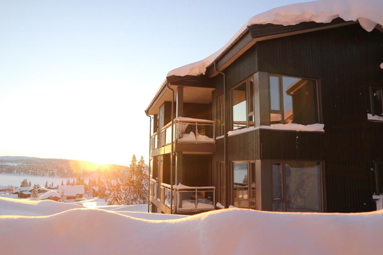 Beautiful Penthouse With Panoramic View At Sjusjoen Lejlighed Eksteriør billede