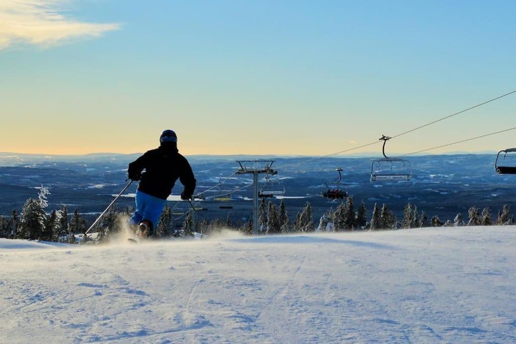 Beautiful Penthouse With Panoramic View At Sjusjoen Lejlighed Eksteriør billede